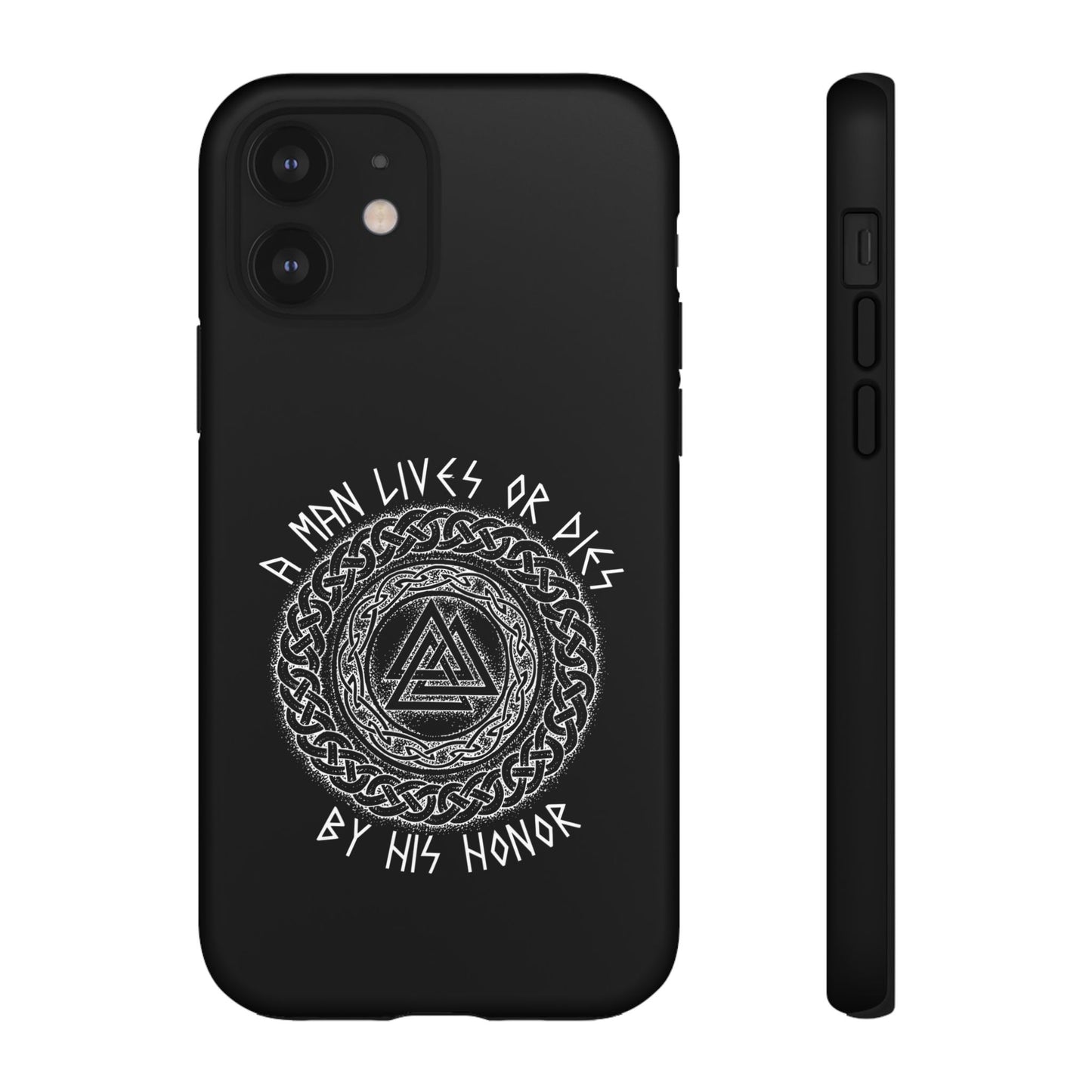 Viking Norse Knotwork Honor Hard Phone Case