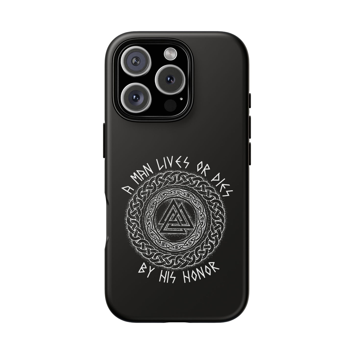 Viking Norse Knotwork Honor Hard Phone Case