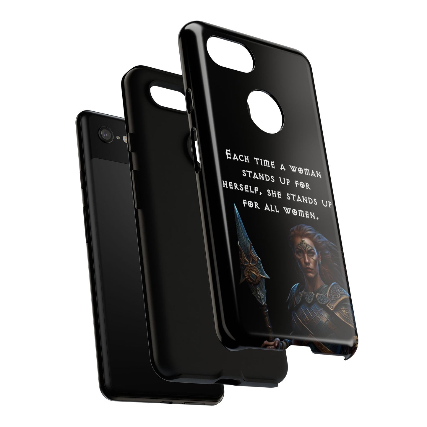 “Stand for All” – Shieldmaiden Warrior Tough Phone Case