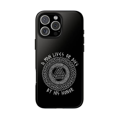 Viking Norse Knotwork Honor Hard Phone Case