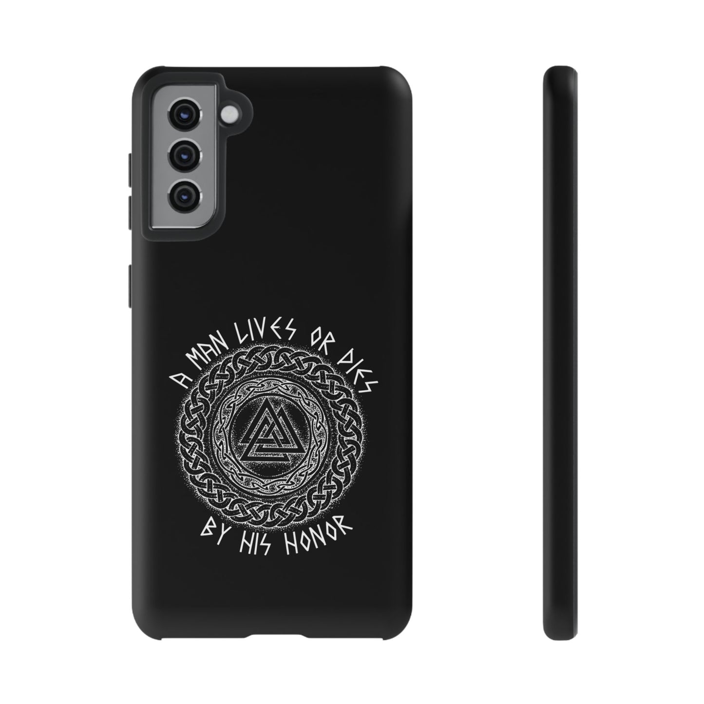 Viking Norse Knotwork Honor Hard Phone Case