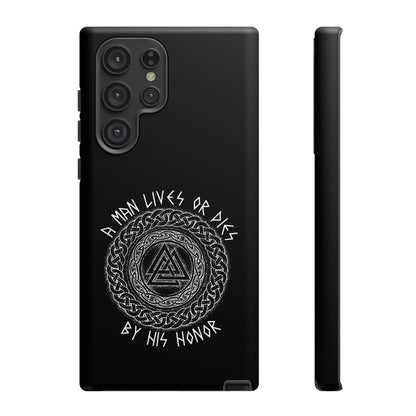 Viking Norse Knotwork Honor Hard Phone Case