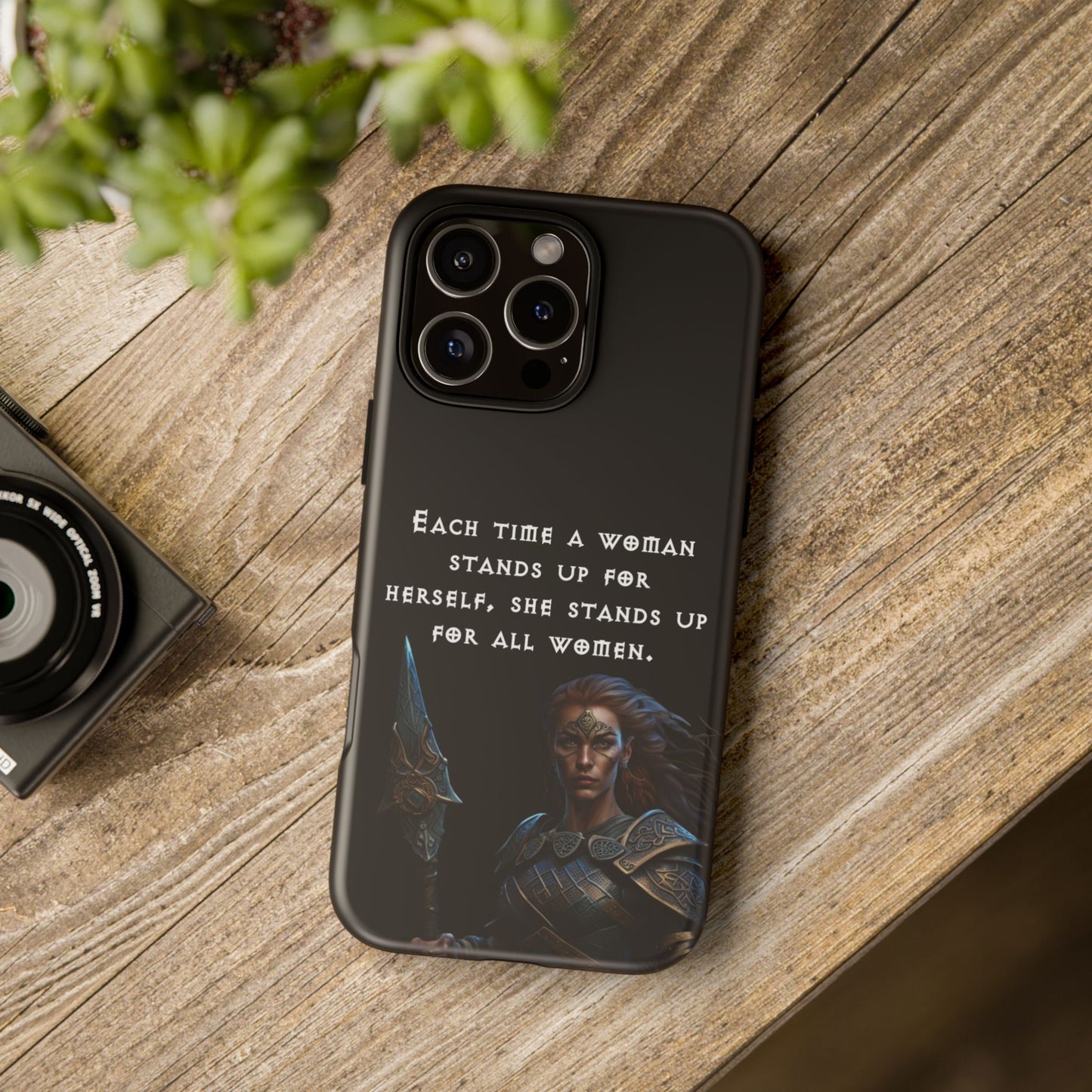 “Stand for All” – Shieldmaiden Warrior Tough Phone Case