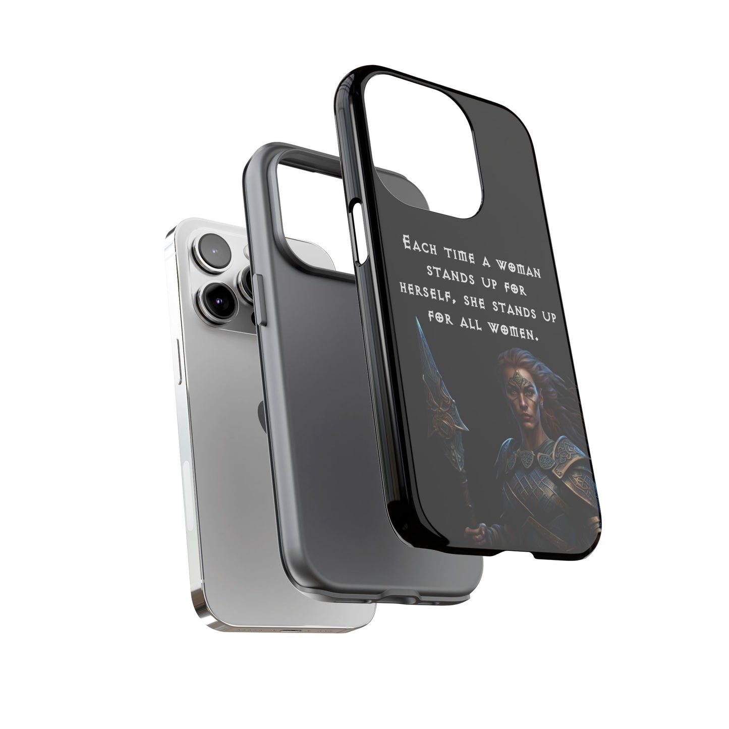 “Stand for All” – Shieldmaiden Warrior Tough Phone Case