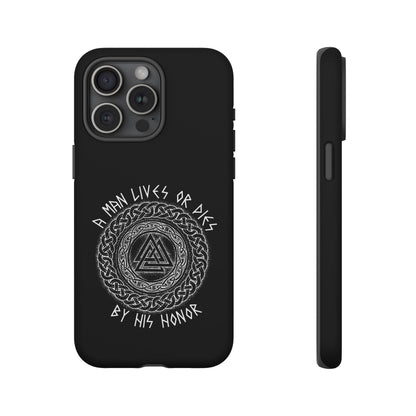 Viking Norse Knotwork Honor Hard Phone Case