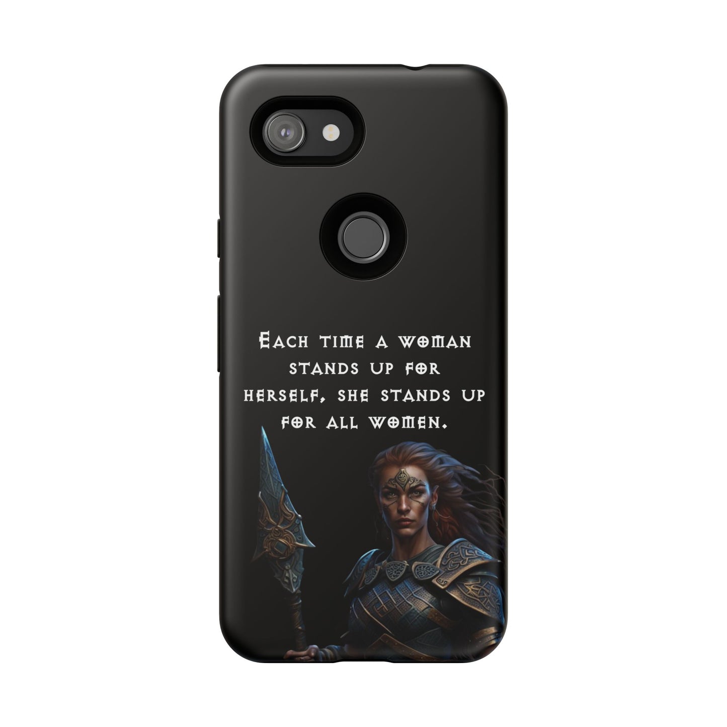 “Stand for All” – Shieldmaiden Warrior Tough Phone Case