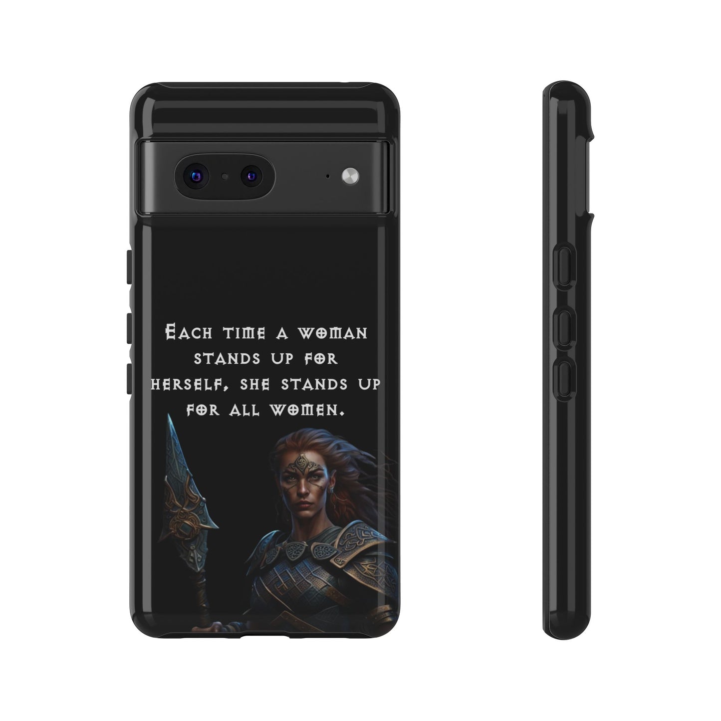 “Stand for All” – Shieldmaiden Warrior Tough Phone Case
