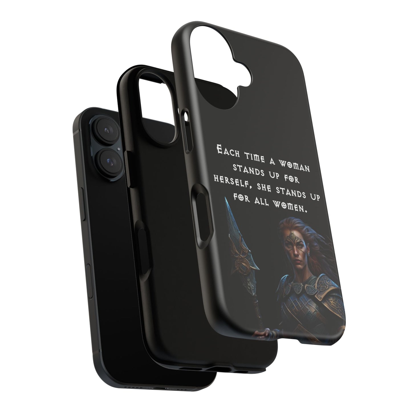 “Stand for All” – Shieldmaiden Warrior Tough Phone Case