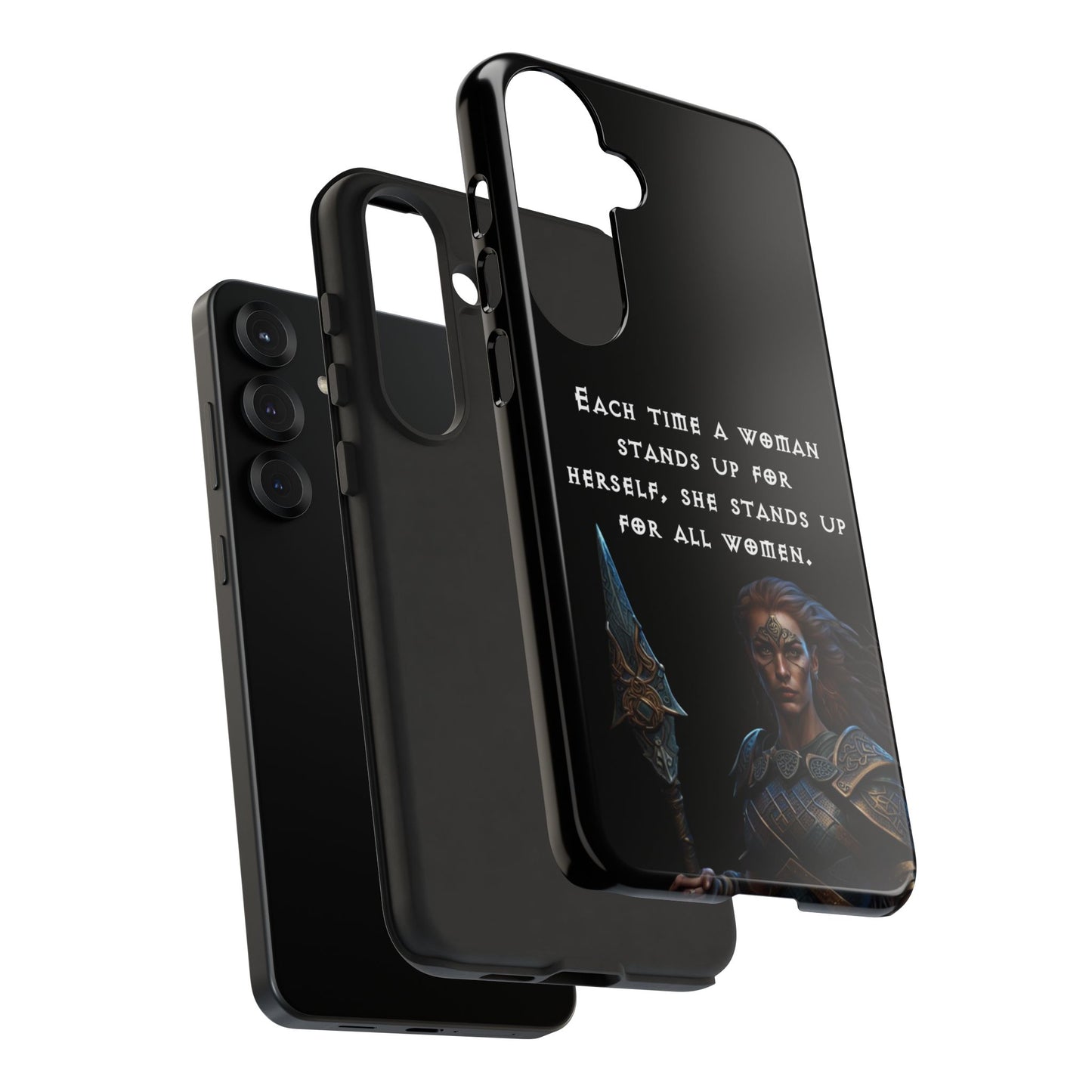 “Stand for All” – Shieldmaiden Warrior Tough Phone Case