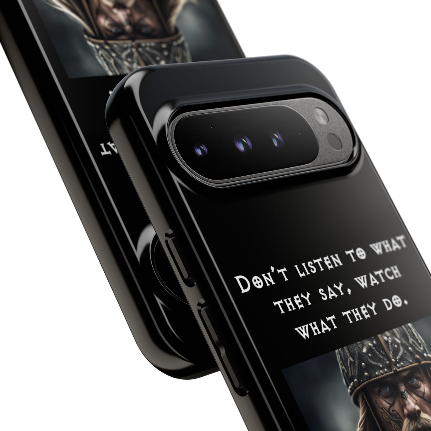 “Watch What They Do” – Viking Quote Tough Phone Case