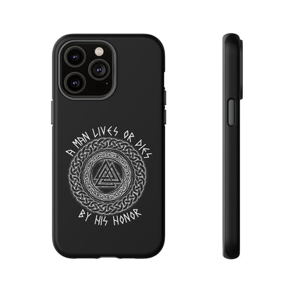 Viking Norse Knotwork Honor Hard Phone Case