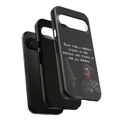 “Stand for All” – Shieldmaiden Warrior Tough Phone Case