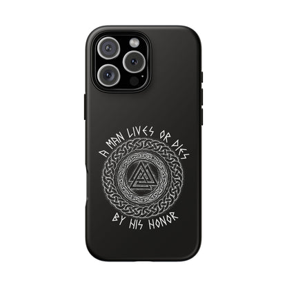 Viking Norse Knotwork Honor Hard Phone Case