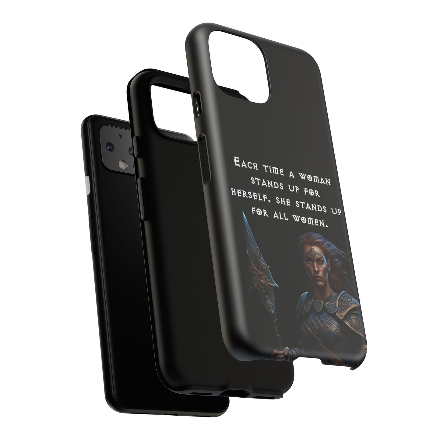 “Stand for All” – Shieldmaiden Warrior Tough Phone Case
