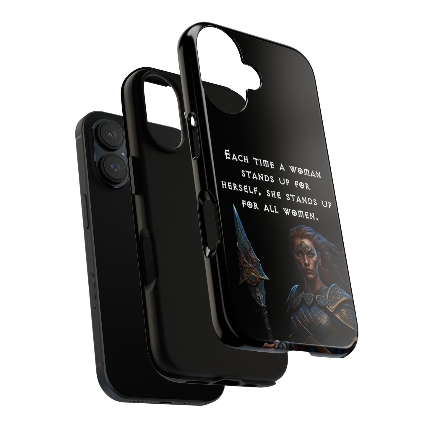 “Stand for All” – Shieldmaiden Warrior Tough Phone Case