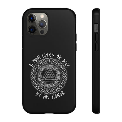 Viking Norse Knotwork Honor Hard Phone Case