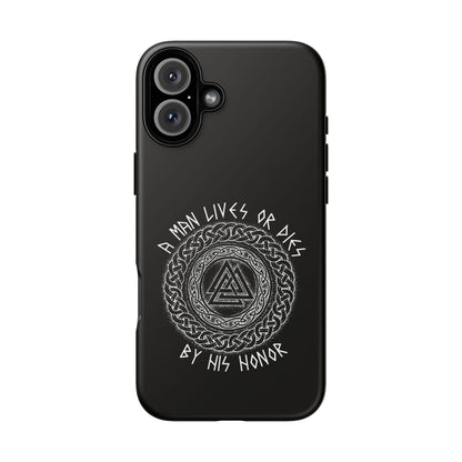 Viking Norse Knotwork Honor Hard Phone Case