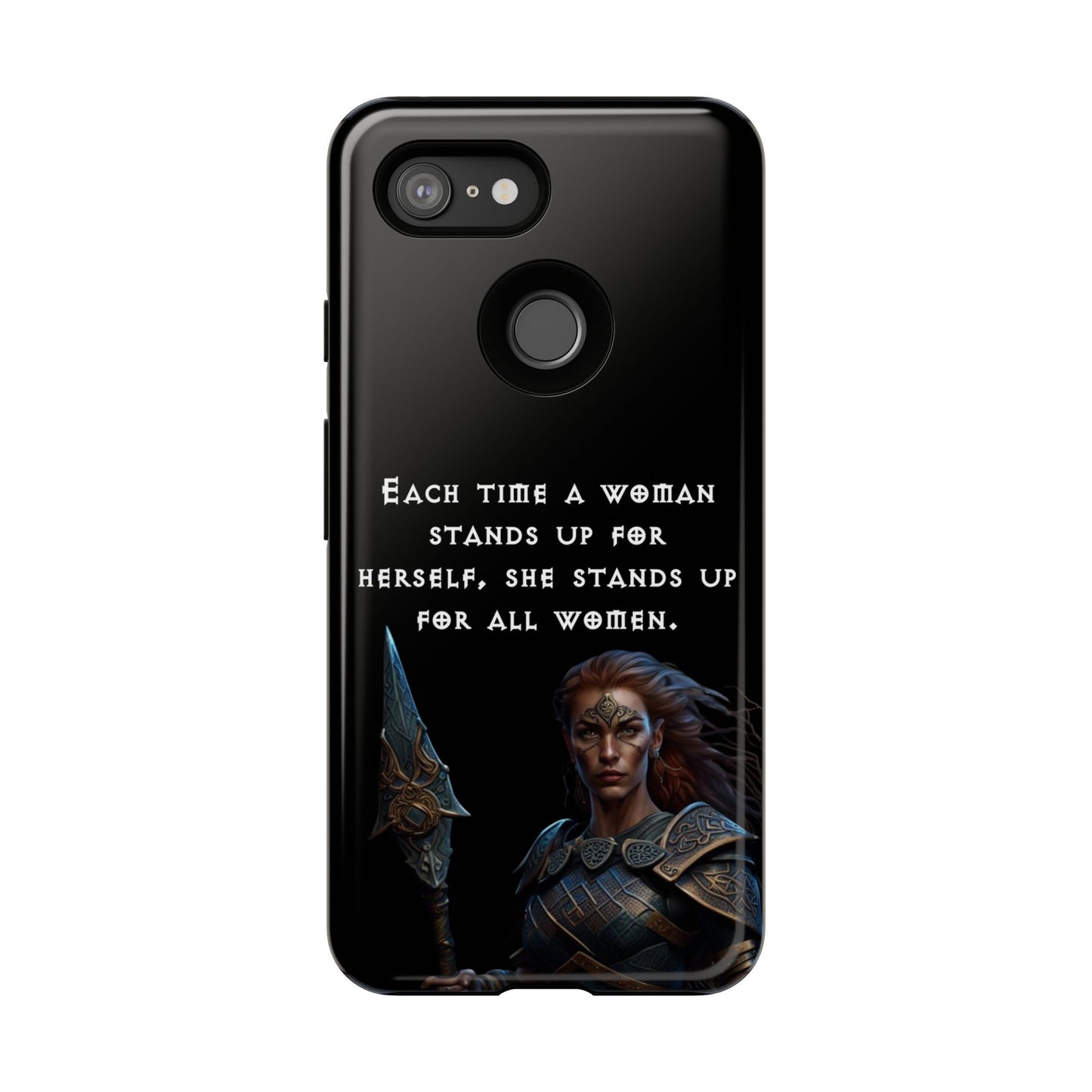 “Stand for All” – Shieldmaiden Warrior Tough Phone Case