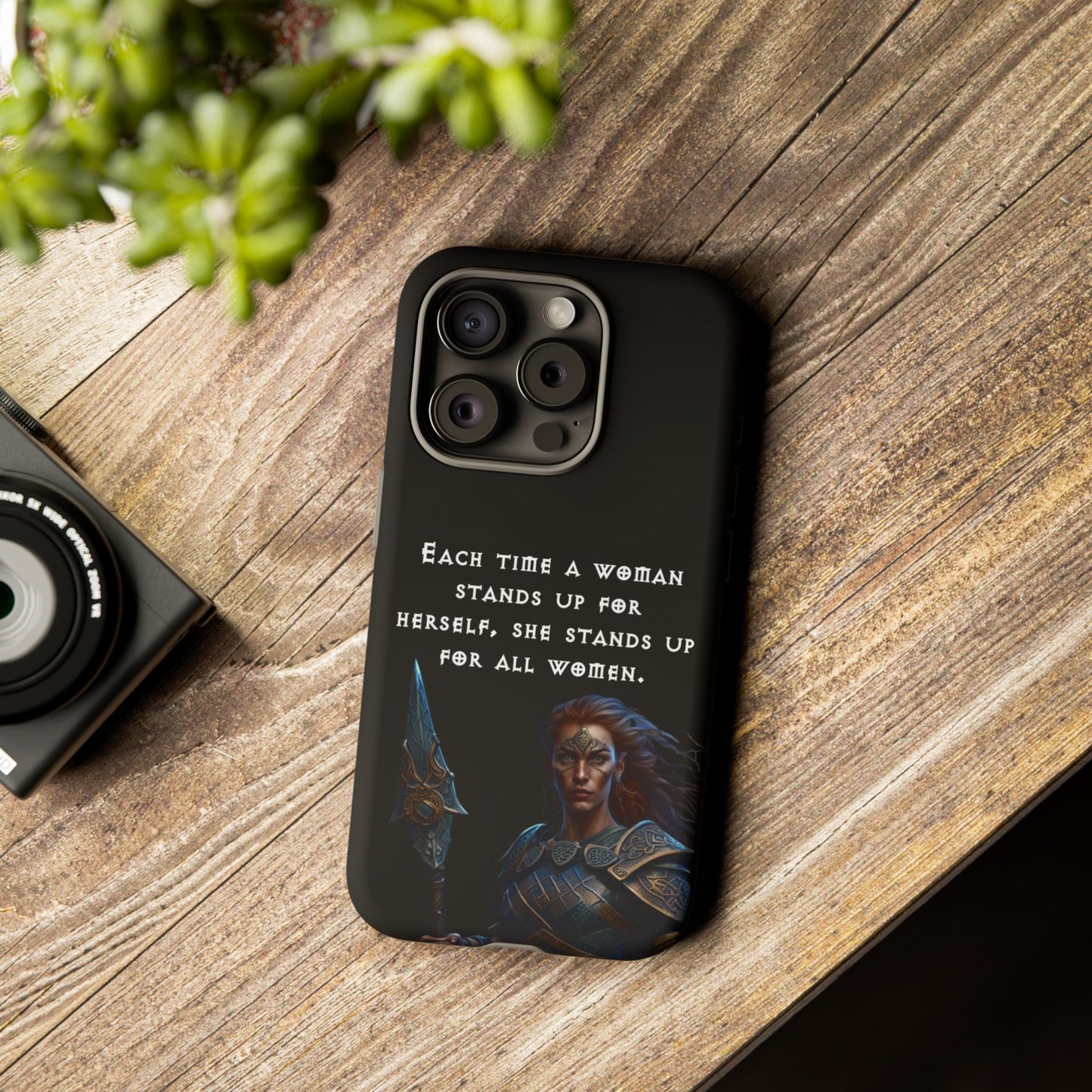 “Stand for All” – Shieldmaiden Warrior Tough Phone Case