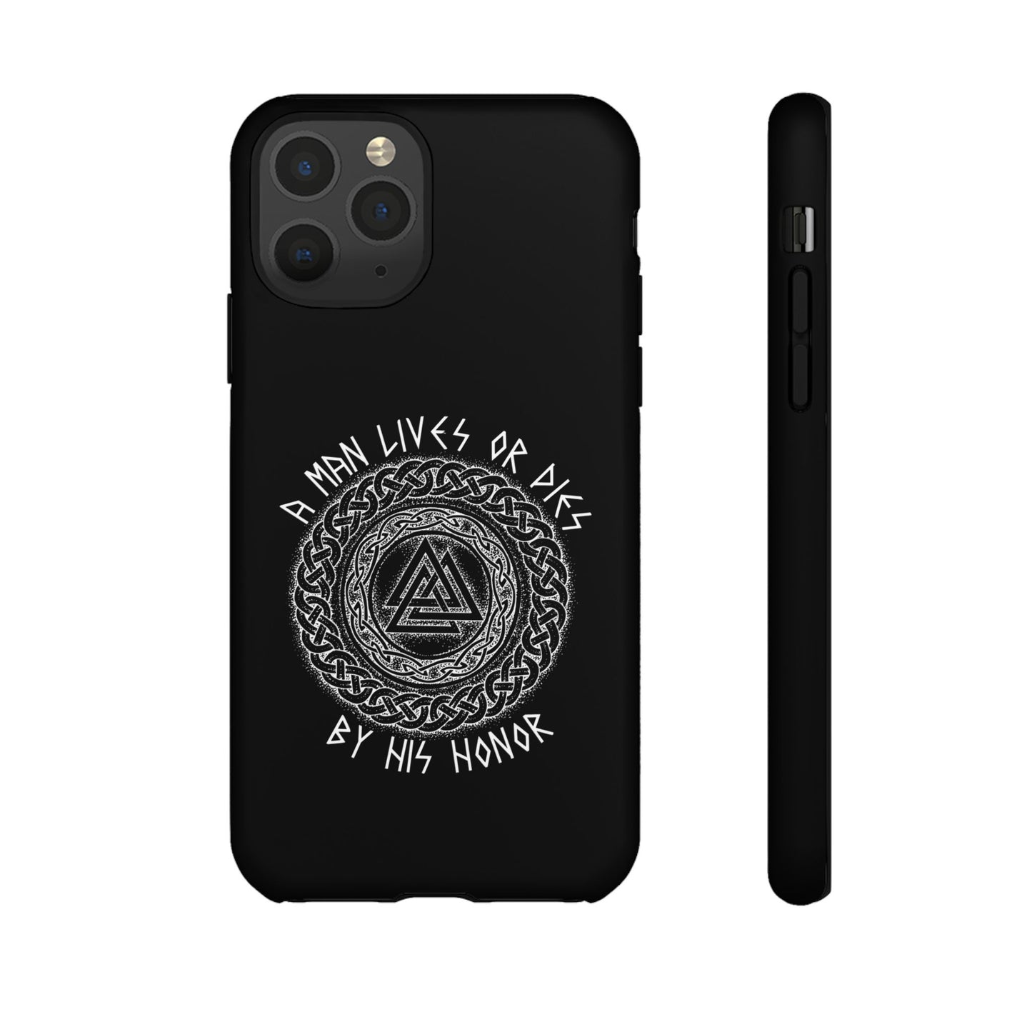 Viking Norse Knotwork Honor Hard Phone Case