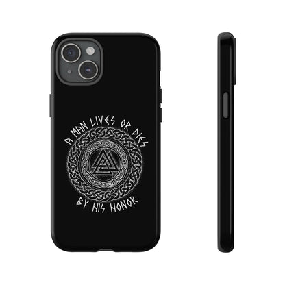 Viking Norse Knotwork Honor Hard Phone Case