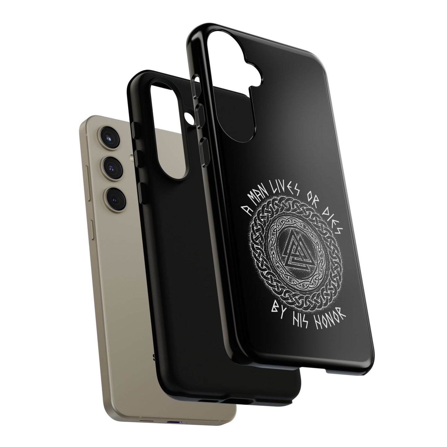 Viking Norse Knotwork Honor Hard Phone Case