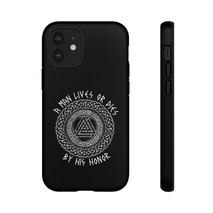 Viking Norse Knotwork Honor Hard Phone Case