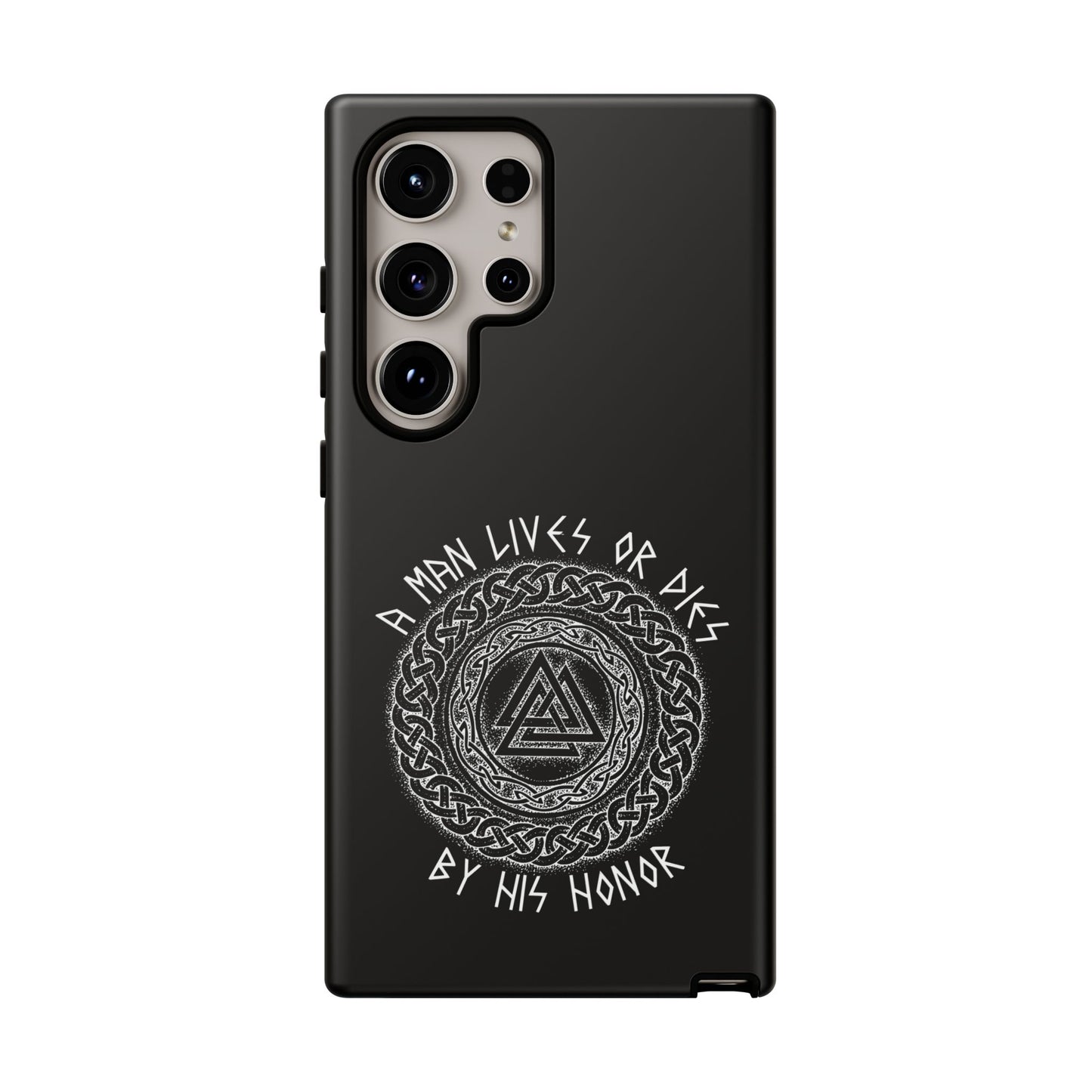 Viking Norse Knotwork Honor Hard Phone Case