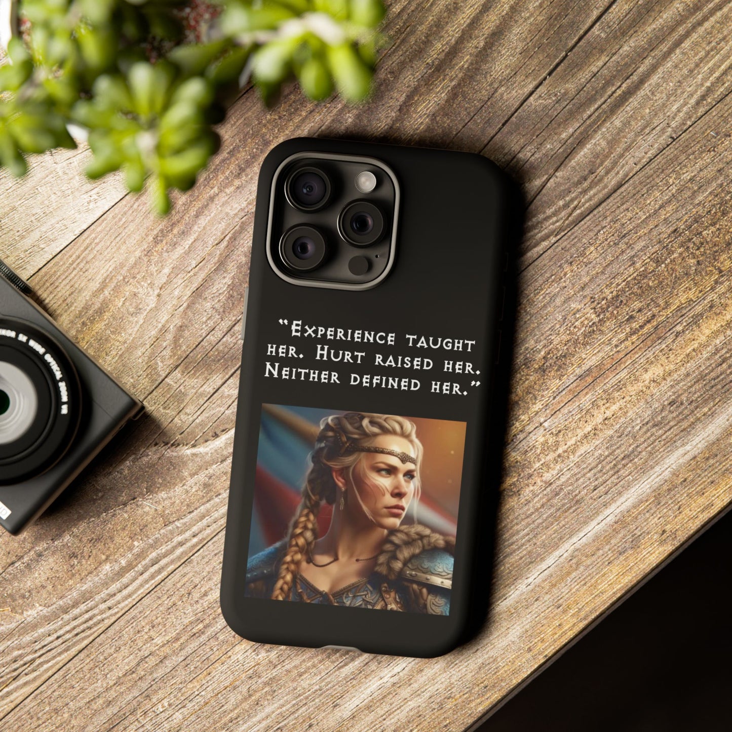 “Unbroken” – Shieldmaiden Strength Tough Phone Case