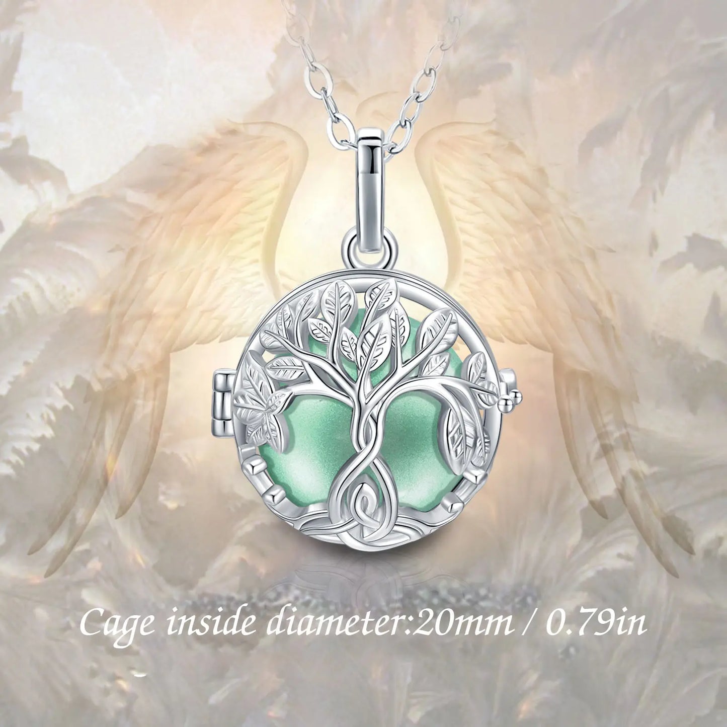 Harmony Ball Tree of Life Celtic Knot Necklace