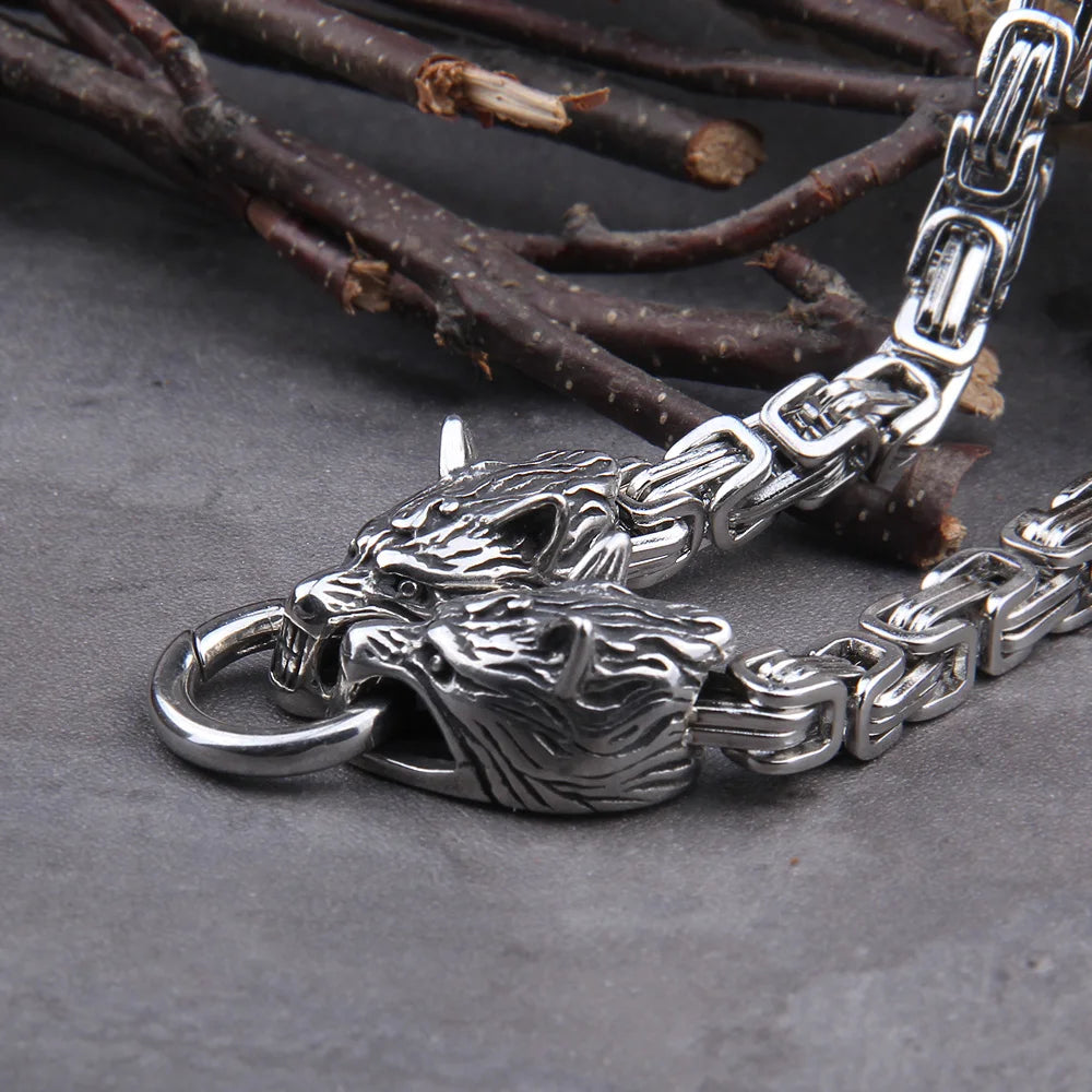 Viking Animal Head Necklace