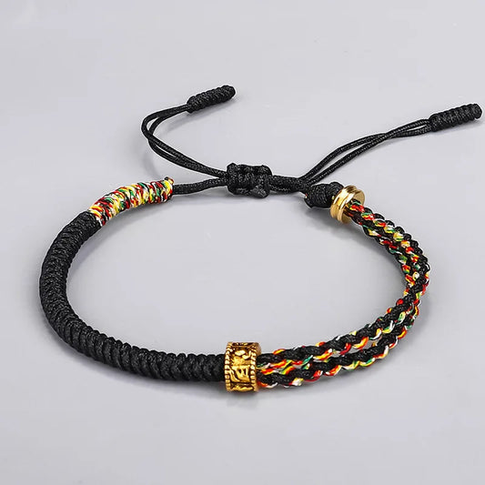 Handmade Braided Tibetan Lucky Rope Bracelet