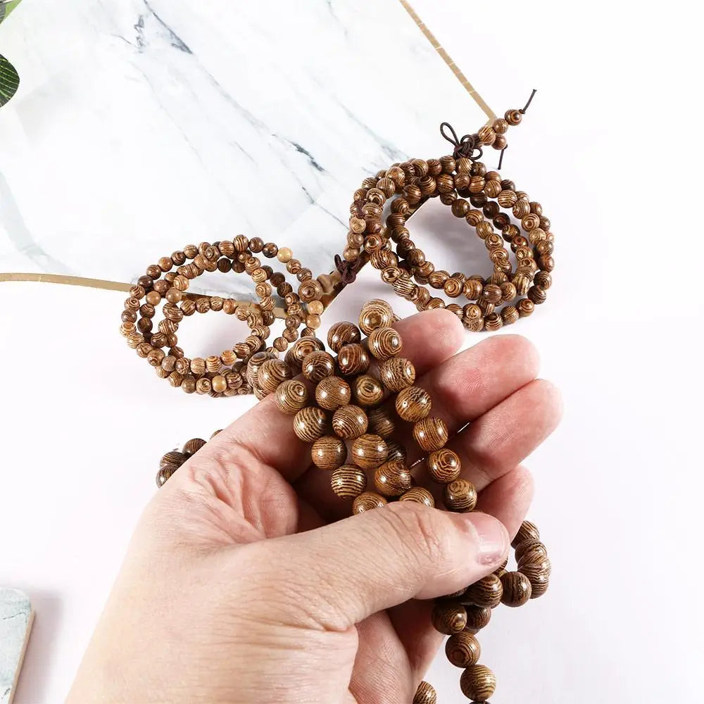 Tibetan Mantra Bracelet – Om Mani Padme Hum Beads