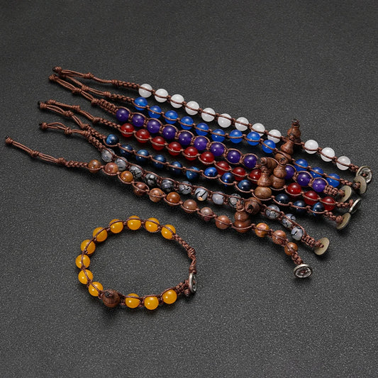 Natural Stone Beads Tibetan Bracelet