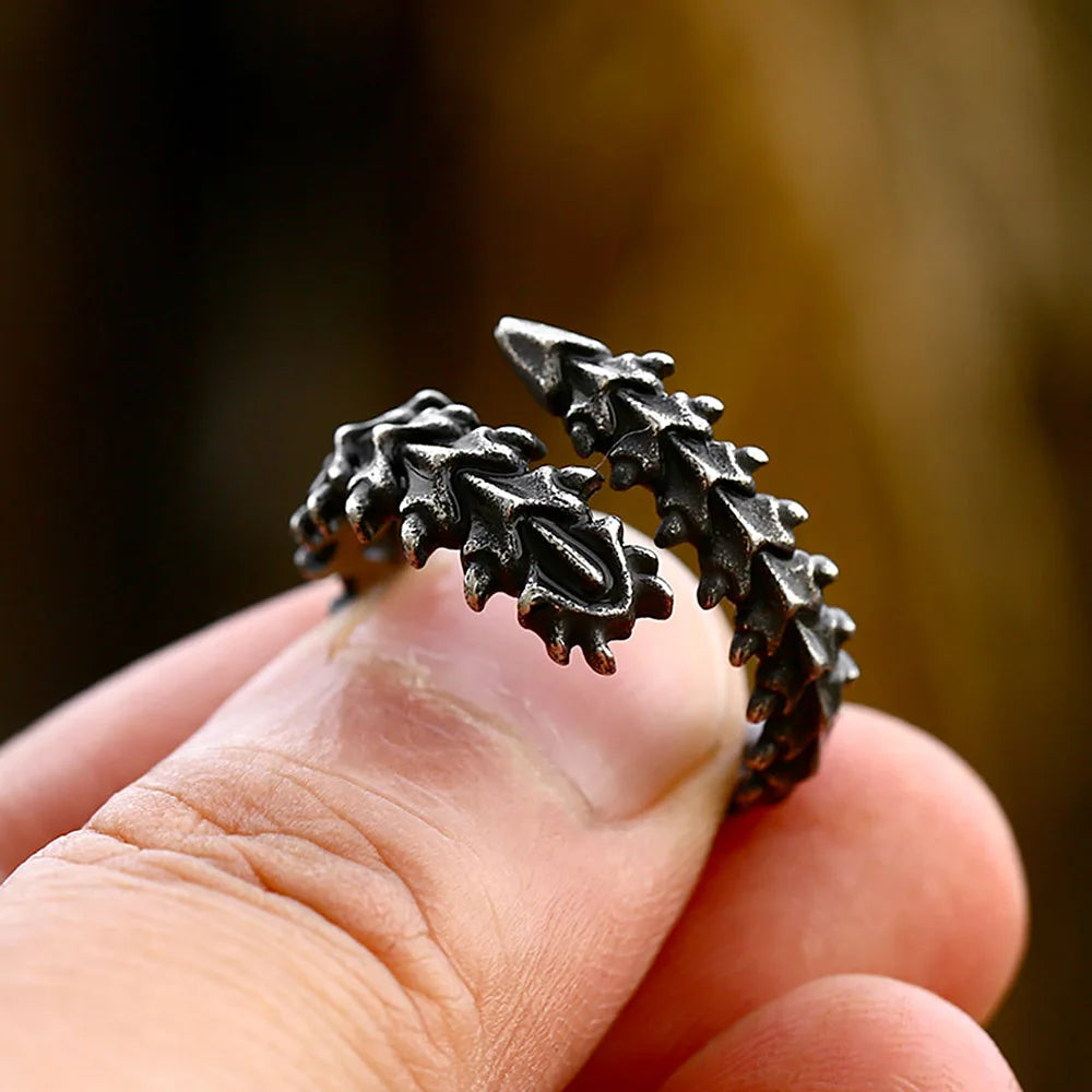 Viking Dragon Bone Ring