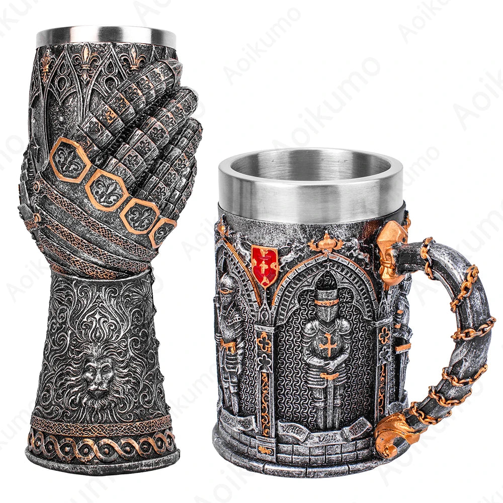 Knight’s Vow Armored Gauntlet Drinkware