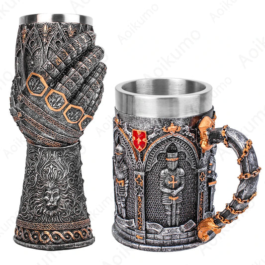 Knight’s Vow Armored Gauntlet Drinkware