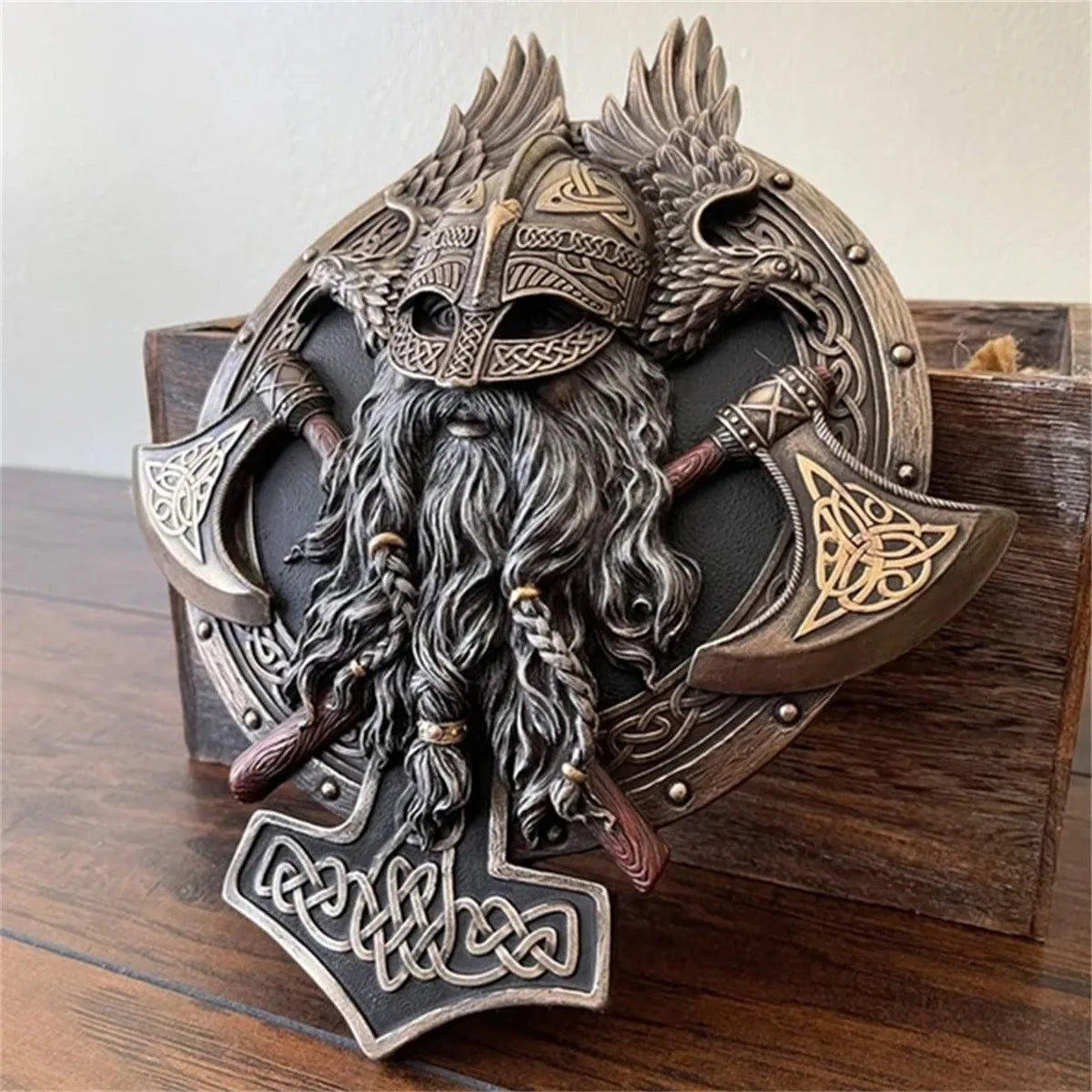 Viking Warrior Axe Wall Decoration