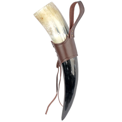 Natural Ox Horn Viking Mug