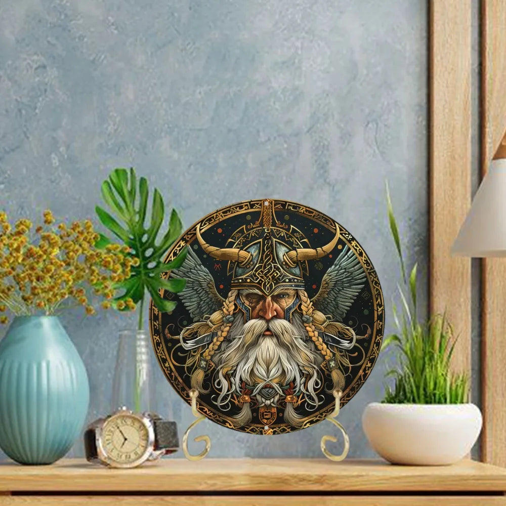 Viking Warrior Aluminum Wall Sign