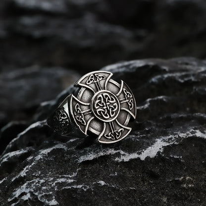 Celtic Cross Viking Ring