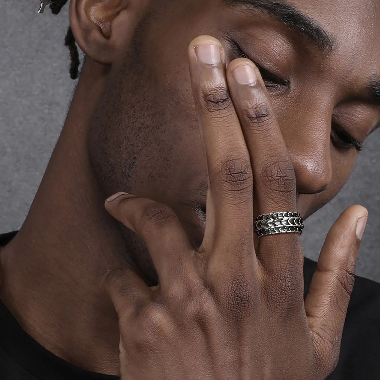 Viking Dragon Scale Ring