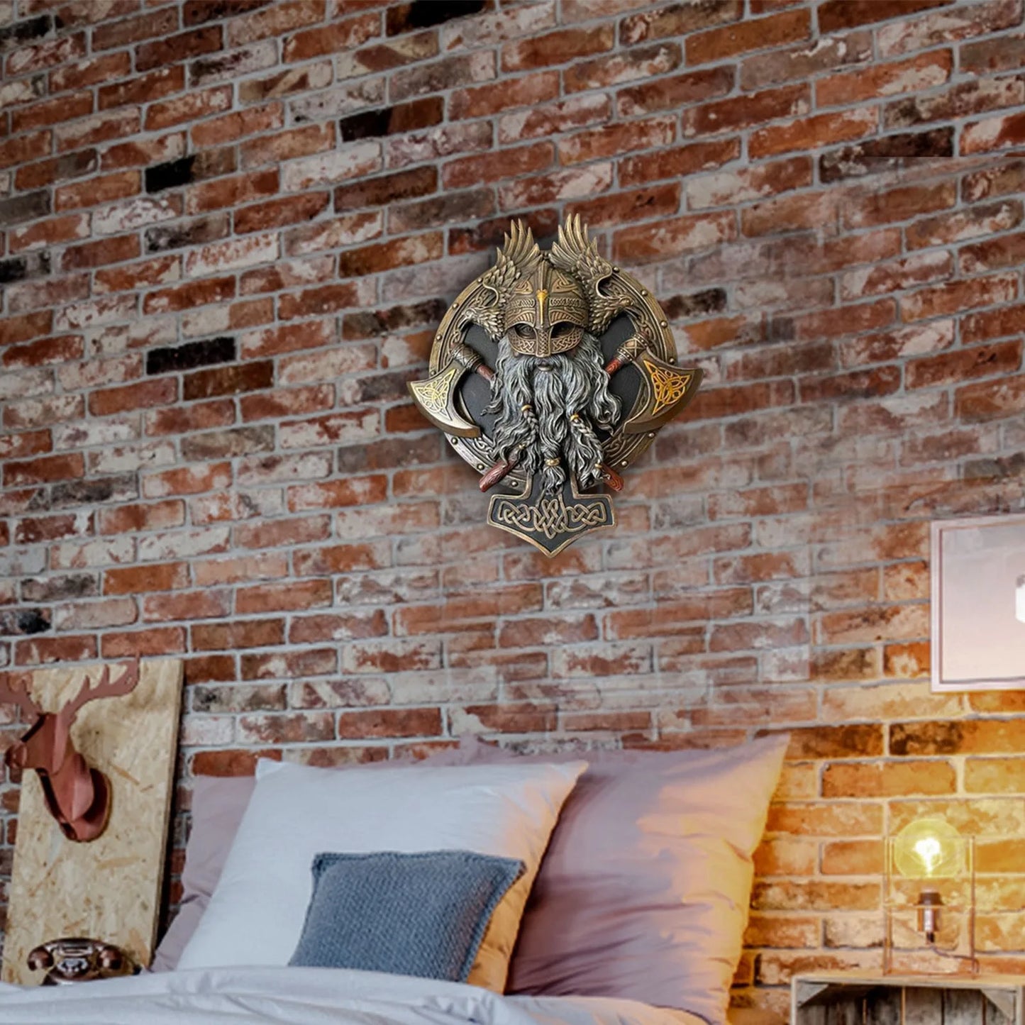 Viking Warrior Axe Wall Decoration