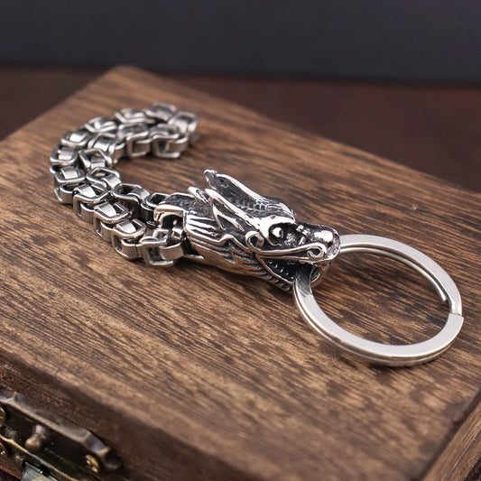 Ancient Viking Dragon Keychain
