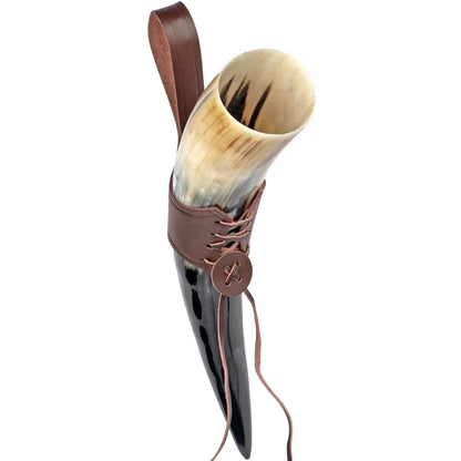 Natural Ox Horn Viking Mug