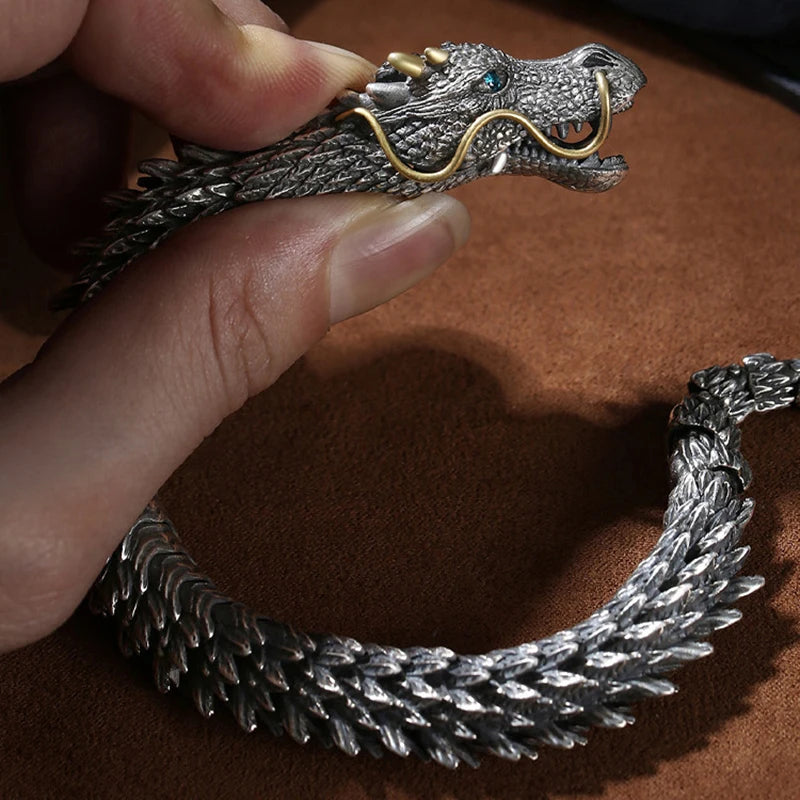 Traditional Tibetan Buddhism Dragon Bracelet