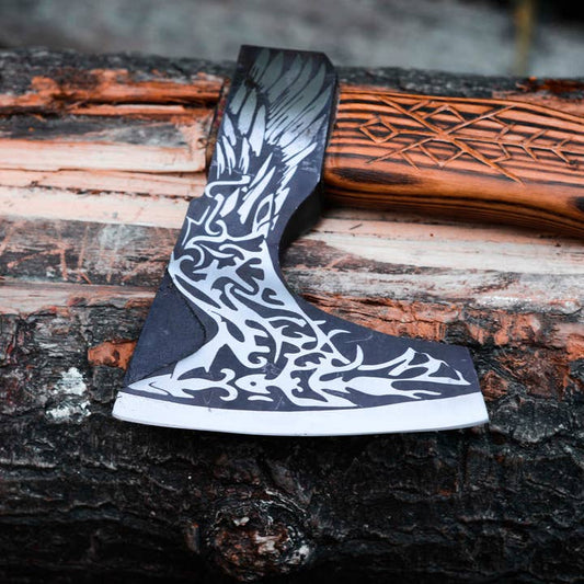 Hand Forged Viking Hatchet