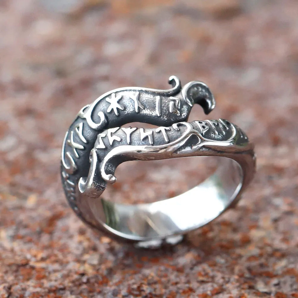 Viking Rune Wrap Ring