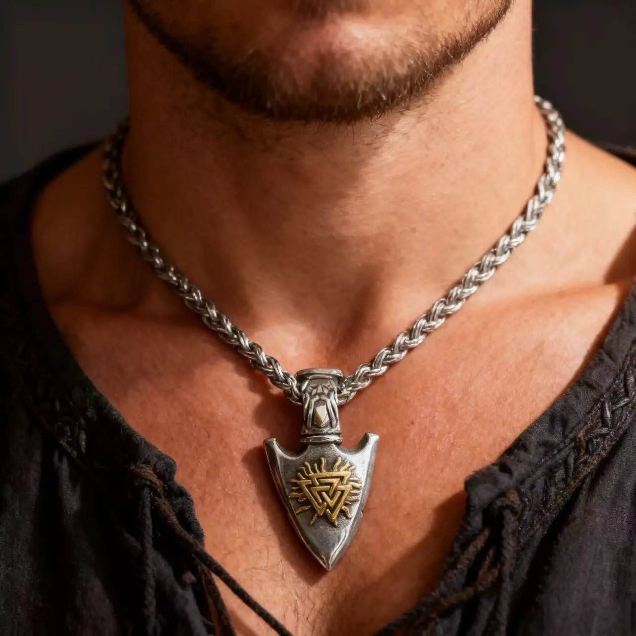 Odin’s Valknut Warrior Necklace