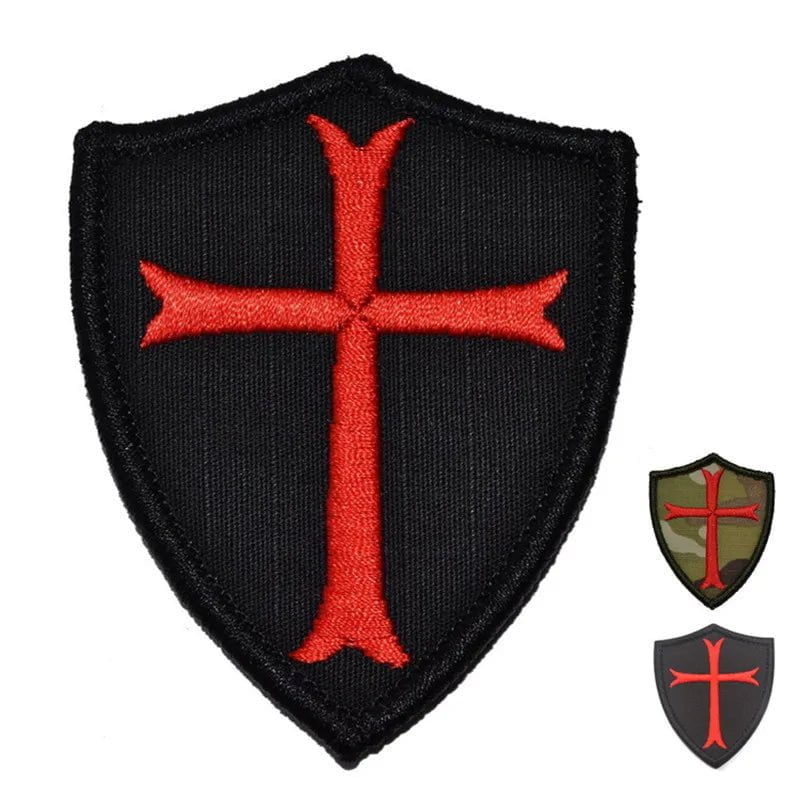 Badges Templar Red Cross Embroidery Badge Ancient Treasures Ancientreasures Viking Odin Thor Mjolnir Celtic Ancient Egypt Norse Norse Mythology